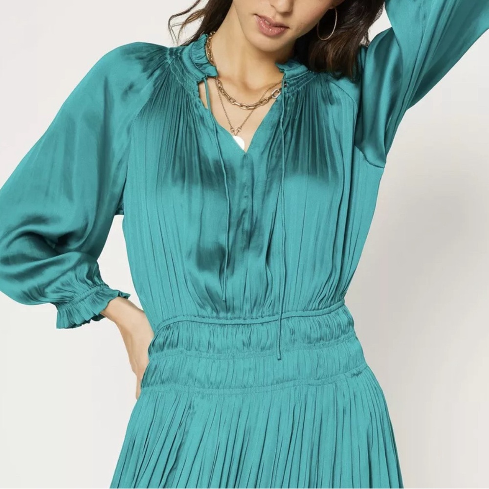 Alyce Current Air Teal Dresss
